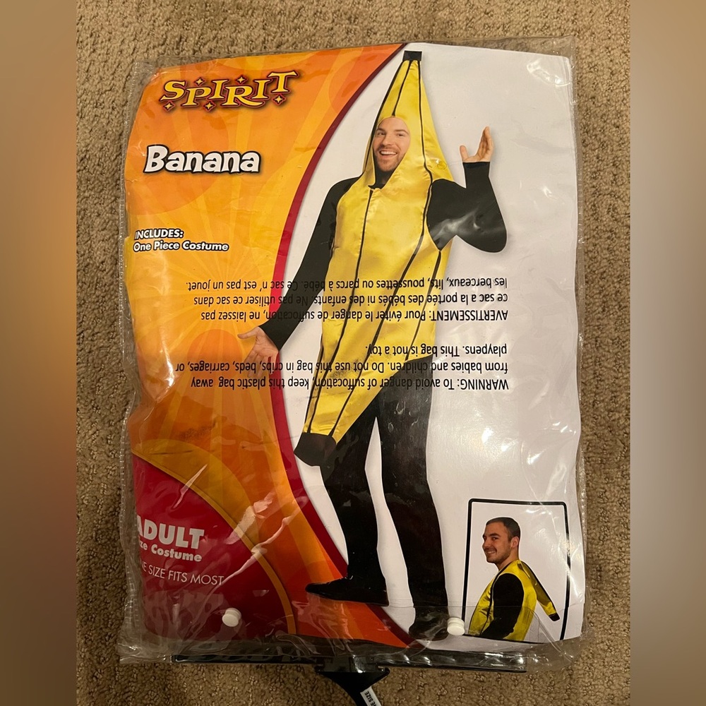 Spirit - Adult Banana Costume